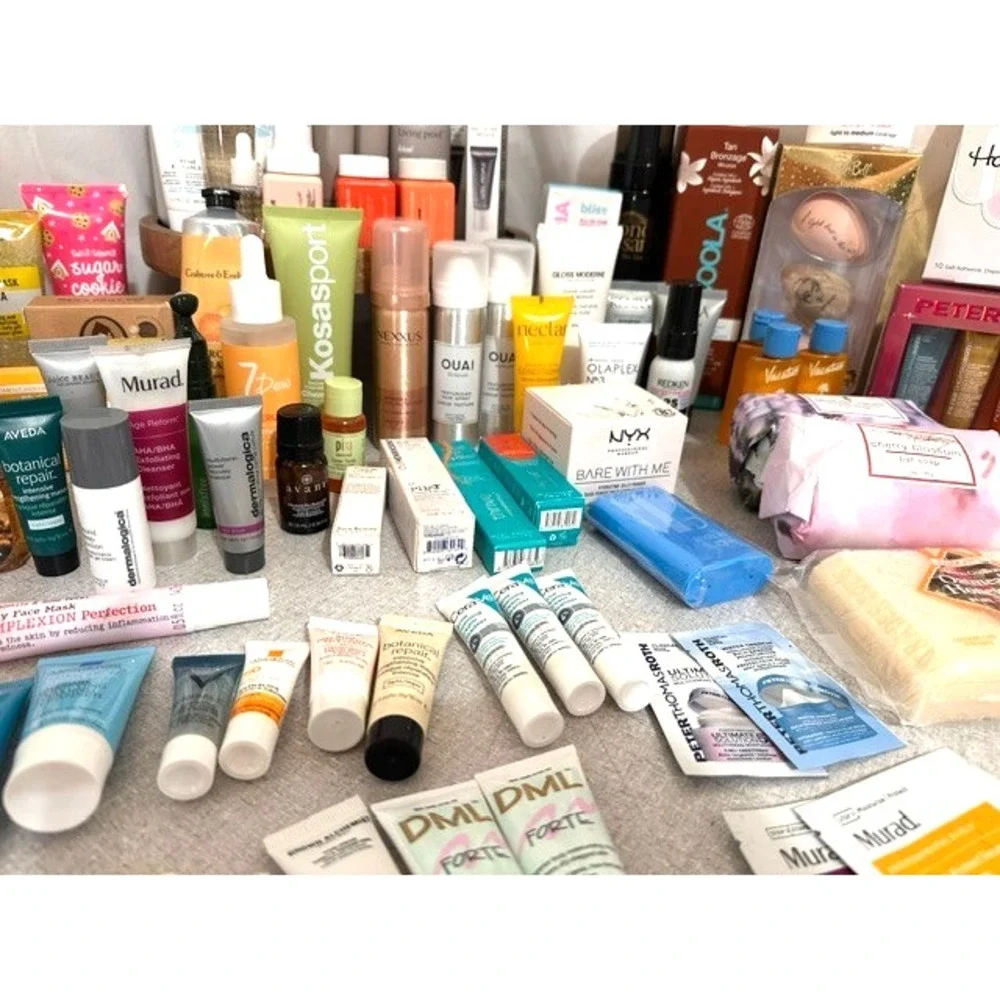 138 PC Mixed Beauty Skin Care Hair Care Lot Kenra Lancome OUAI Olaplex  Coola...